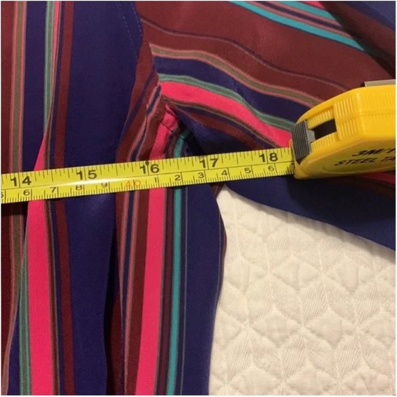 Figue Elena Long-Sleeve Multi-Striped Dress Size M NWOT - Picture 12 of 12